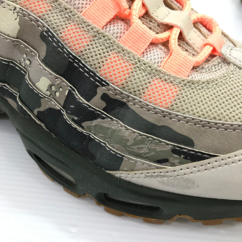 【中古品】【メンズ】 NIKE ナイキ AIR MAX 95 ESSENTIAL AQ6303-001 エアマックス 95 スニーカー 靴 160-260925-na-40-tagh サイズ：28.5cm US 10.5 カラー：DESERT SAND/SUNSET TINT-BLACK 万代Net店