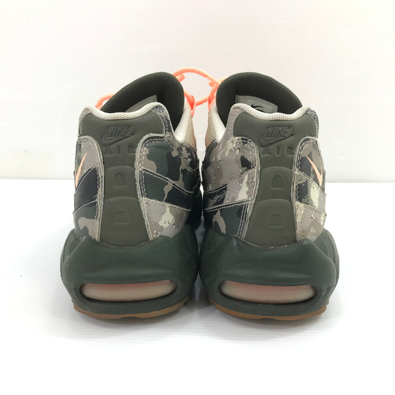【中古品】【メンズ】 NIKE ナイキ AIR MAX 95 ESSENTIAL AQ6303-001 エアマックス 95 スニーカー 靴 160-260925-na-40-tagh サイズ：28.5cm US 10.5 カラー：DESERT SAND/SUNSET TINT-BLACK 万代Net店