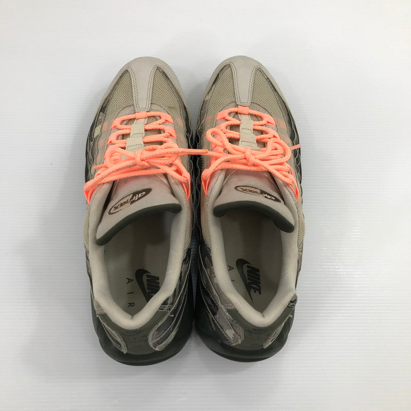 【中古品】【メンズ】 NIKE ナイキ AIR MAX 95 ESSENTIAL AQ6303-001 エアマックス 95 スニーカー 靴 160-260925-na-40-tagh サイズ：28.5cm US 10.5 カラー：DESERT SAND/SUNSET TINT-BLACK 万代Net店