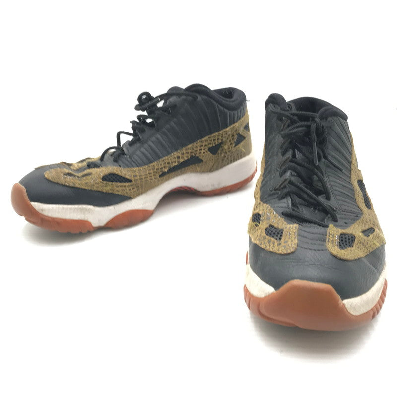 【中古品】【メンズ】 NIKE ナイキ AIR JORDAN 11 RETRO LOW BLACK METALLIC GREEN-GUM YELLOW 306008-013 エア ジョーダン 11 レトロ スニーカー 靴 160-260926-rt-05-tagh サイズ：29cm US11 カラー：BLACK/METALLIC GREEN-GUM YELLOW-INFRARED23 万代Net店