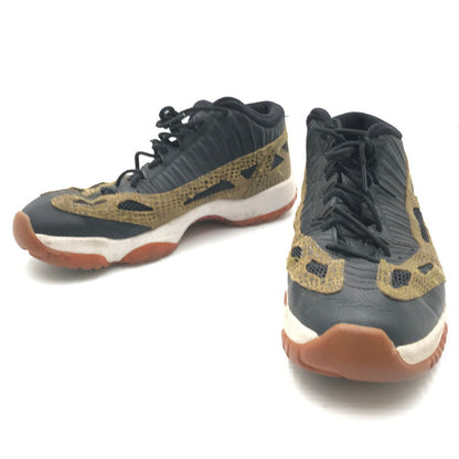 【中古品】【メンズ】 NIKE ナイキ AIR JORDAN 11 RETRO LOW BLACK METALLIC GREEN-GUM YELLOW 306008-013 エア ジョーダン 11 レトロ スニーカー 靴 160-260926-rt-05-tagh サイズ：29cm US11 カラー：BLACK/METALLIC GREEN-GUM YELLOW-INFRARED23 万代Net店