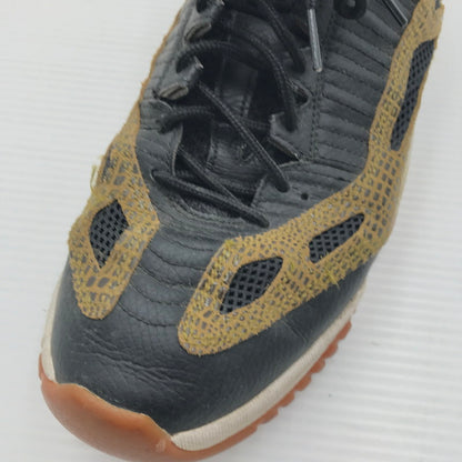 【中古品】【メンズ】 NIKE ナイキ AIR JORDAN 11 RETRO LOW BLACK METALLIC GREEN-GUM YELLOW 306008-013 エア ジョーダン 11 レトロ スニーカー 靴 160-260926-rt-05-tagh サイズ：29cm US11 カラー：BLACK/METALLIC GREEN-GUM YELLOW-INFRARED23 万代Net店