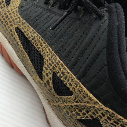 【中古品】【メンズ】 NIKE ナイキ AIR JORDAN 11 RETRO LOW BLACK METALLIC GREEN-GUM YELLOW 306008-013 エア ジョーダン 11 レトロ スニーカー 靴 160-260926-rt-05-tagh サイズ：29cm US11 カラー：BLACK/METALLIC GREEN-GUM YELLOW-INFRARED23 万代Net店