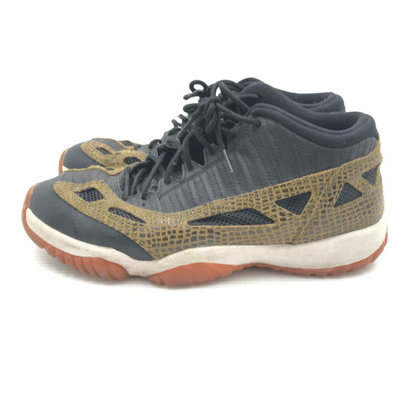 【中古品】【メンズ】 NIKE ナイキ AIR JORDAN 11 RETRO LOW BLACK METALLIC GREEN-GUM YELLOW 306008-013 エア ジョーダン 11 レトロ スニーカー 靴 160-260926-rt-05-tagh サイズ：29cm US11 カラー：BLACK/METALLIC GREEN-GUM YELLOW-INFRARED23 万代Net店