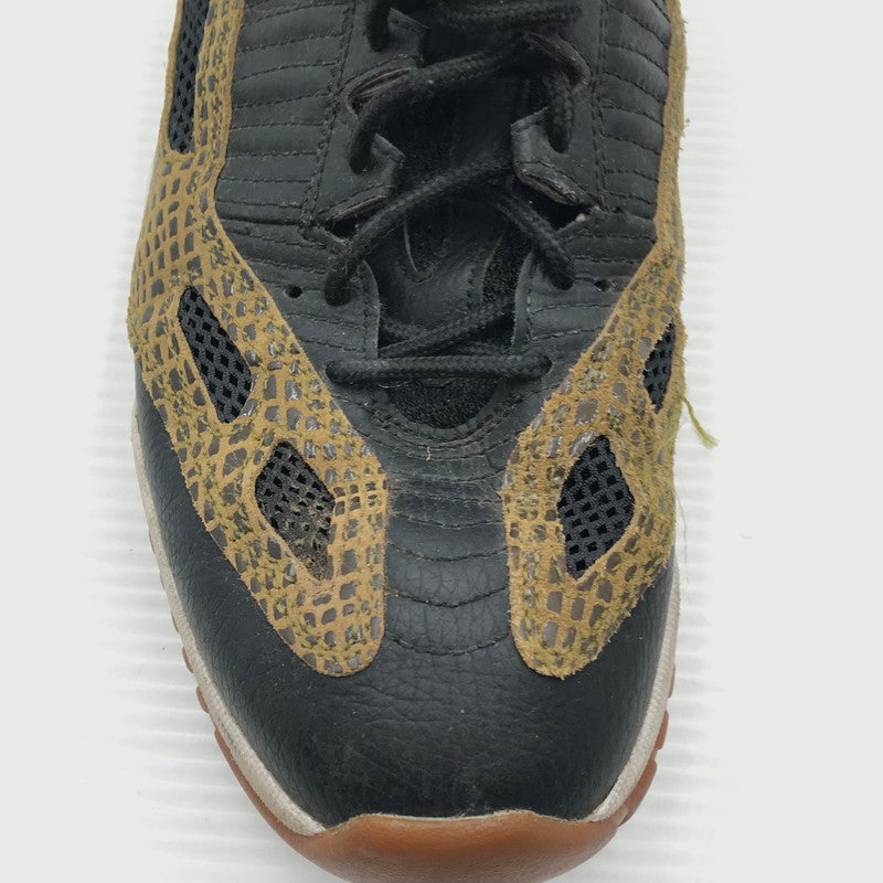【中古品】【メンズ】 NIKE ナイキ AIR JORDAN 11 RETRO LOW BLACK METALLIC GREEN-GUM YELLOW 306008-013 エア ジョーダン 11 レトロ スニーカー 靴 160-260926-rt-05-tagh サイズ：29cm US11 カラー：BLACK/METALLIC GREEN-GUM YELLOW-INFRARED23 万代Net店