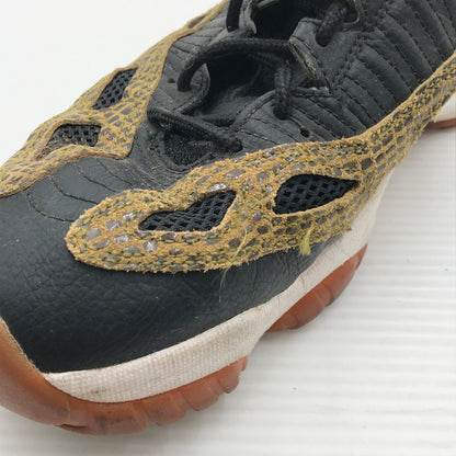【中古品】【メンズ】 NIKE ナイキ AIR JORDAN 11 RETRO LOW BLACK METALLIC GREEN-GUM YELLOW 306008-013 エア ジョーダン 11 レトロ スニーカー 靴 160-260926-rt-05-tagh サイズ：29cm US11 カラー：BLACK/METALLIC GREEN-GUM YELLOW-INFRARED23 万代Net店