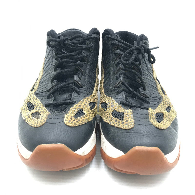 【中古品】【メンズ】 NIKE ナイキ AIR JORDAN 11 RETRO LOW BLACK METALLIC GREEN-GUM YELLOW 306008-013 エア ジョーダン 11 レトロ スニーカー 靴 160-260926-rt-05-tagh サイズ：29cm US11 カラー：BLACK/METALLIC GREEN-GUM YELLOW-INFRARED23 万代Net店