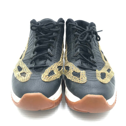 【中古品】【メンズ】 NIKE ナイキ AIR JORDAN 11 RETRO LOW BLACK METALLIC GREEN-GUM YELLOW 306008-013 エア ジョーダン 11 レトロ スニーカー 靴 160-260926-rt-05-tagh サイズ：29cm US11 カラー：BLACK/METALLIC GREEN-GUM YELLOW-INFRARED23 万代Net店