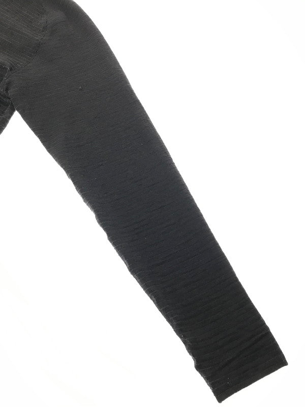 【現状渡し品】【メンズ】 MONT-BELL モンベル WOOL HALF ZIP SWEATER 1107583 ウール ハーフジップ セーター トップス 144-260924-rt-27-tagh サイズ：不明 下記参照 カラー：ブラック 万代Net店