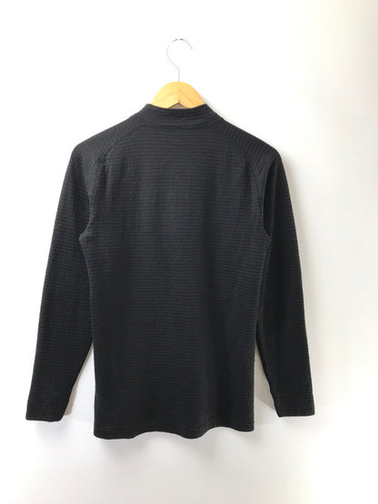 【現状渡し品】【メンズ】 MONT-BELL モンベル WOOL HALF ZIP SWEATER 1107583 ウール ハーフジップ セーター トップス 144-260924-rt-27-tagh サイズ：不明 下記参照 カラー：ブラック 万代Net店