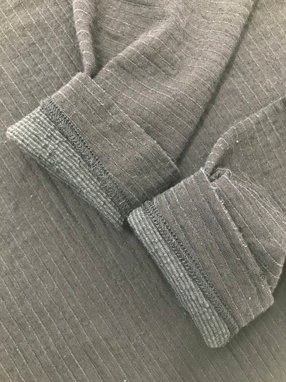 【現状渡し品】【メンズ】 MONT-BELL モンベル WOOL HALF ZIP SWEATER 1107583 ウール ハーフジップ セーター トップス 144-260924-rt-27-tagh サイズ：不明 下記参照 カラー：ブラック 万代Net店