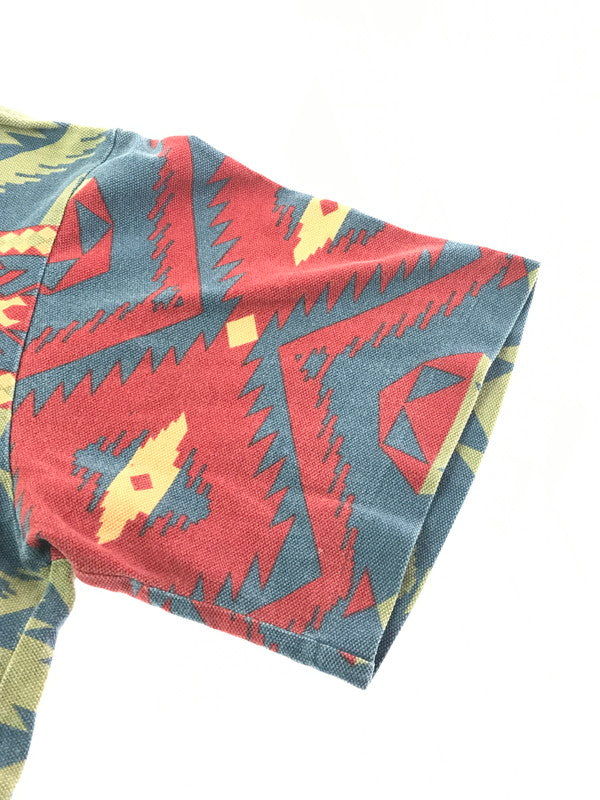 【中古品】【メンズ】 POLO RALPH LAUREN ポロ・ラルフローレン 90's SS POLO SHIRT NATIVE 90年代 ショートスリーブ ポロシャツ 半袖ポロシャツ トップス 146-260924-rt-16-tagh サイズ：M カラー：マルチカラー 万代Net店