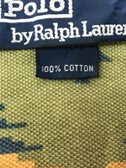 【中古品】【メンズ】 POLO RALPH LAUREN ポロ・ラルフローレン 90's SS POLO SHIRT NATIVE 90年代 ショートスリーブ ポロシャツ 半袖ポロシャツ トップス 146-260924-rt-16-tagh サイズ：M カラー：マルチカラー 万代Net店