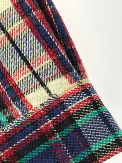 【中古品】【メンズ】 FIVE BROTHER ファイブブラザー 90's WORK FLANNEL SHIRT 90年代 ワーク フランネル シャツ トップス 146-260924-rt-17-tagh サイズ：M カラー：レッド/ブルー 万代Net店