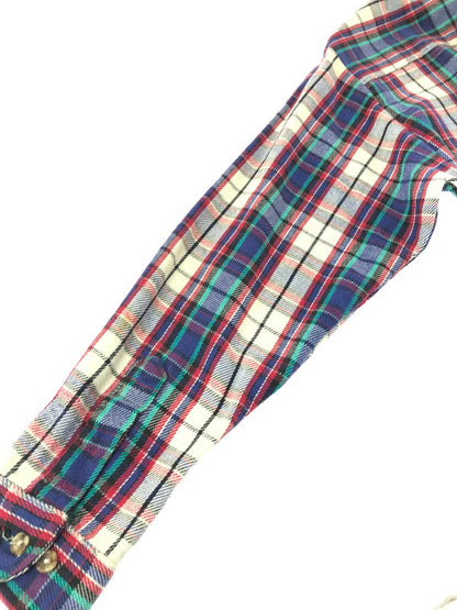【中古品】【メンズ】 FIVE BROTHER ファイブブラザー 90's WORK FLANNEL SHIRT 90年代 ワーク フランネル シャツ トップス 146-260924-rt-17-tagh サイズ：M カラー：レッド/ブルー 万代Net店