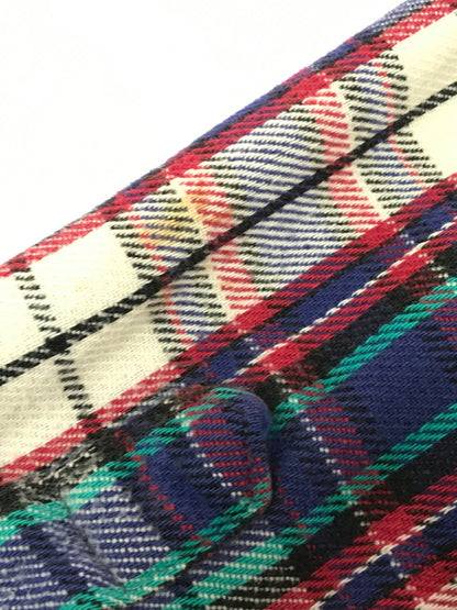 【中古品】【メンズ】 FIVE BROTHER ファイブブラザー 90's WORK FLANNEL SHIRT 90年代 ワーク フランネル シャツ トップス 146-260924-rt-17-tagh サイズ：M カラー：レッド/ブルー 万代Net店