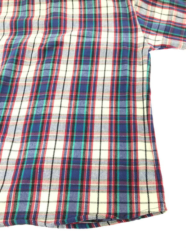 【中古品】【メンズ】 FIVE BROTHER ファイブブラザー 90's WORK FLANNEL SHIRT 90年代 ワーク フランネル シャツ トップス 146-260924-rt-17-tagh サイズ：M カラー：レッド/ブルー 万代Net店