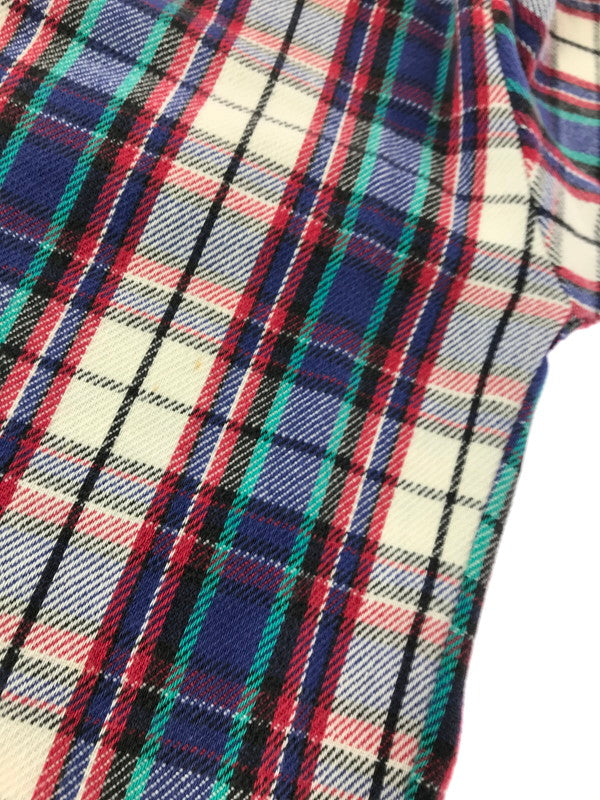 【中古品】【メンズ】 FIVE BROTHER ファイブブラザー 90's WORK FLANNEL SHIRT 90年代 ワーク フランネル シャツ トップス 146-260924-rt-17-tagh サイズ：M カラー：レッド/ブルー 万代Net店