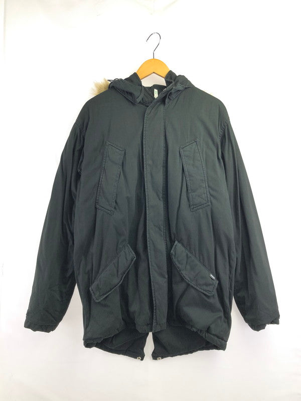 【中古品】【メンズ】 OLD STUSSY AUTHENTIC OUTER GEAR オールド ステューシー オーセンティック アウター ギア 00's THERMOLITE MILITARY COAT 142-260930-rt-04-tagh サイズ：M カラー：ブラック 万代Net店