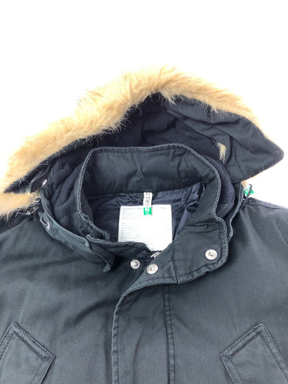 【中古品】【メンズ】 OLD STUSSY AUTHENTIC OUTER GEAR オールド ステューシー オーセンティック アウター ギア 00's THERMOLITE MILITARY COAT 142-260930-rt-04-tagh サイズ：M カラー：ブラック 万代Net店