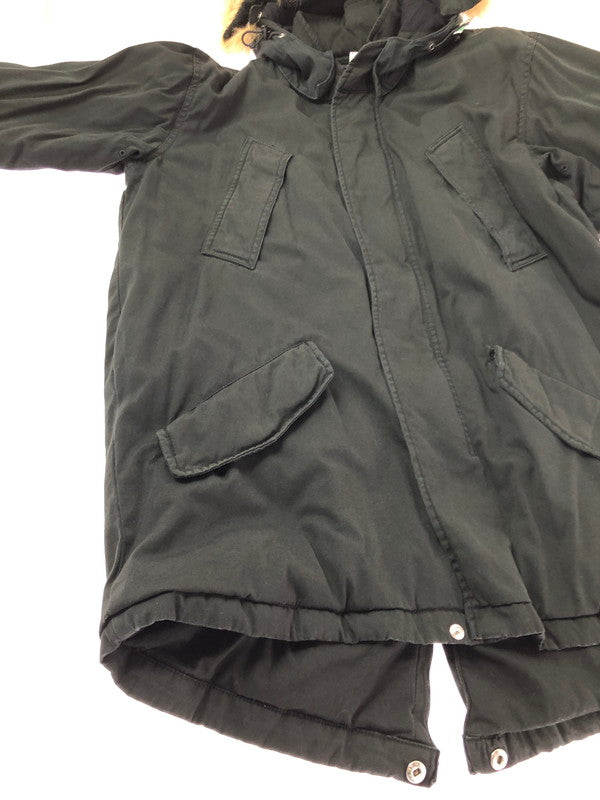 【中古品】【メンズ】 OLD STUSSY AUTHENTIC OUTER GEAR オールド ステューシー オーセンティック アウター ギア 00's THERMOLITE MILITARY COAT 142-260930-rt-04-tagh サイズ：M カラー：ブラック 万代Net店