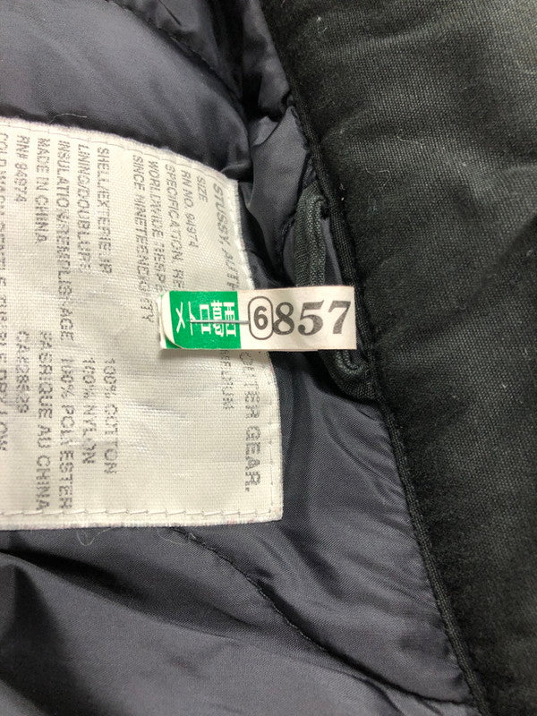 【中古品】【メンズ】 OLD STUSSY AUTHENTIC OUTER GEAR オールド ステューシー オーセンティック アウター ギア 00's THERMOLITE MILITARY COAT 142-260930-rt-04-tagh サイズ：M カラー：ブラック 万代Net店