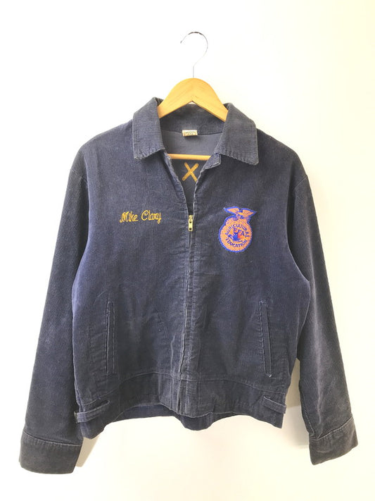 【中古品】【メンズ】 VINTAGE ヴィンテージ FFA 80's TEXAS CORDUROY JACKET 80年代 テキサス コーデュロイ ジャケット アウター 146-260924-rt-42-tagh サイズ：42 カラー：パープル系 万代Net店