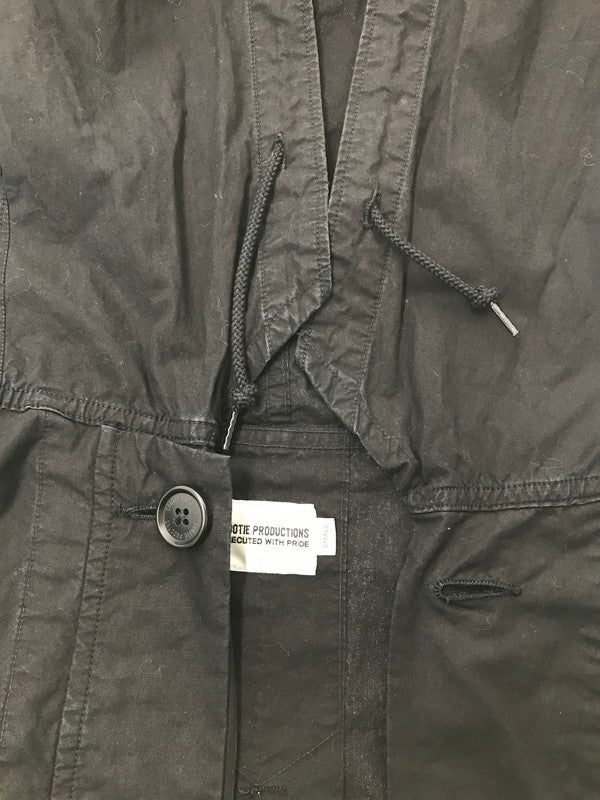 【中古品】【メンズ】 COOTIE PRODUCTIONS クーティー GARMENT DYED UTILITY OVER COAT ガーメントダイ ユーティリティ オーバーコート 142-260924-rt-43-tagh サイズ：S カラー：ブラック 万代Net店