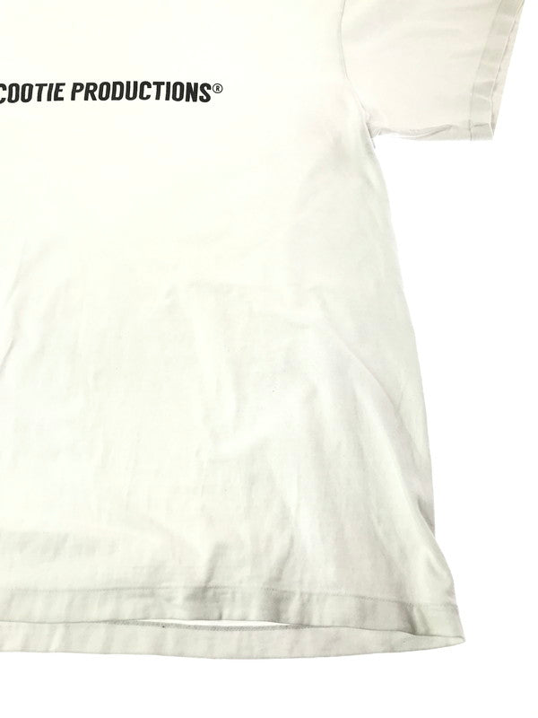 【中古品】【メンズ】 COOTIE PRODUCTIONS クーティー S/S LOGO TEE WHITE ショートスリーブ ロゴ Tシャツ 半袖Tシャツ トップス 142-260924-rt-01-tagh サイズ：XL カラー：ホワイト 万代Net店