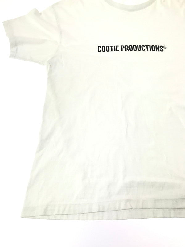 【中古品】【メンズ】 COOTIE PRODUCTIONS クーティー S/S LOGO TEE WHITE ショートスリーブ ロゴ Tシャツ 半袖Tシャツ トップス 142-260924-rt-01-tagh サイズ：XL カラー：ホワイト 万代Net店