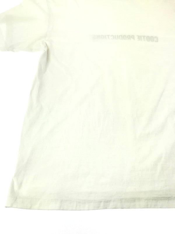 【中古品】【メンズ】 COOTIE PRODUCTIONS クーティー S/S LOGO TEE WHITE ショートスリーブ ロゴ Tシャツ 半袖Tシャツ トップス 142-260924-rt-01-tagh サイズ：XL カラー：ホワイト 万代Net店