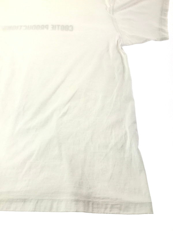 【中古品】【メンズ】 COOTIE PRODUCTIONS クーティー S/S LOGO TEE WHITE ショートスリーブ ロゴ Tシャツ 半袖Tシャツ トップス 142-260924-rt-01-tagh サイズ：XL カラー：ホワイト 万代Net店