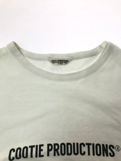 【中古品】【メンズ】 COOTIE PRODUCTIONS クーティー S/S LOGO TEE WHITE ショートスリーブ ロゴ Tシャツ 半袖Tシャツ トップス 142-260924-rt-01-tagh サイズ：XL カラー：ホワイト 万代Net店