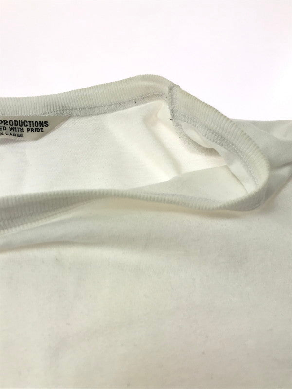 【中古品】【メンズ】 COOTIE PRODUCTIONS クーティー S/S LOGO TEE WHITE ショートスリーブ ロゴ Tシャツ 半袖Tシャツ トップス 142-260924-rt-01-tagh サイズ：XL カラー：ホワイト 万代Net店