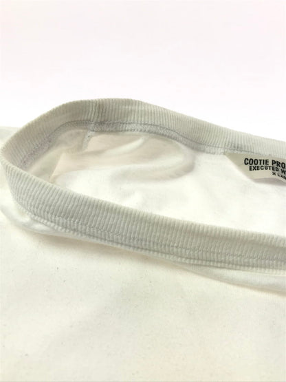 【中古品】【メンズ】 COOTIE PRODUCTIONS クーティー S/S LOGO TEE WHITE ショートスリーブ ロゴ Tシャツ 半袖Tシャツ トップス 142-260924-rt-01-tagh サイズ：XL カラー：ホワイト 万代Net店