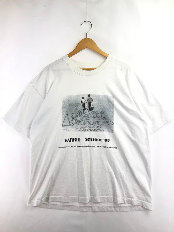【中古品】【メンズ】 COOTIE PRODUCTIONS × MINE VARRIO マイン ヴァーリオ S/S PRINT T-SHIRT WHITE ショートスリーブ プリント Tシャツ トップス 142-260924-rt-02-tagh サイズ：L カラー：ホワイト 万代Net店