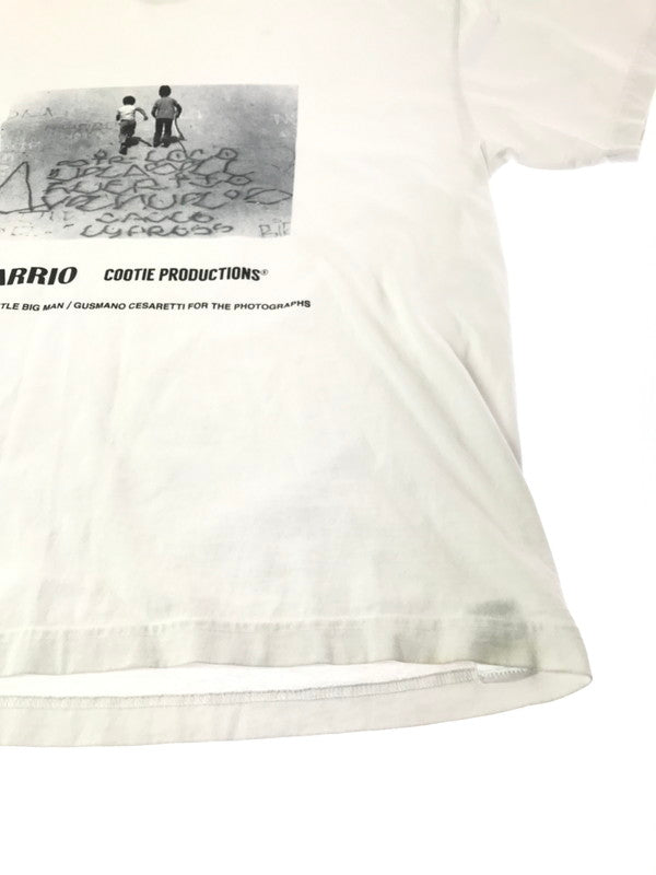 【中古品】【メンズ】 COOTIE PRODUCTIONS × MINE VARRIO マイン ヴァーリオ S/S PRINT T-SHIRT WHITE ショートスリーブ プリント Tシャツ トップス 142-260924-rt-02-tagh サイズ：L カラー：ホワイト 万代Net店