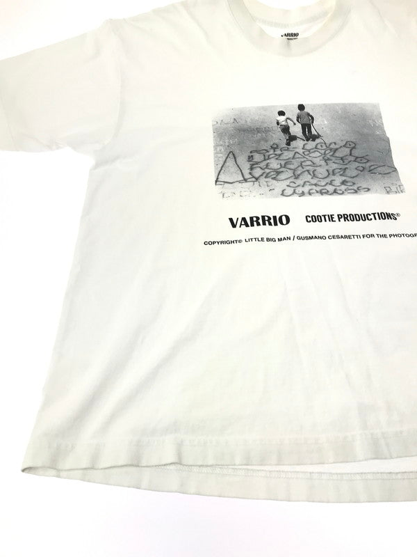 【中古品】【メンズ】 COOTIE PRODUCTIONS × MINE VARRIO マイン ヴァーリオ S/S PRINT T-SHIRT WHITE ショートスリーブ プリント Tシャツ トップス 142-260924-rt-02-tagh サイズ：L カラー：ホワイト 万代Net店
