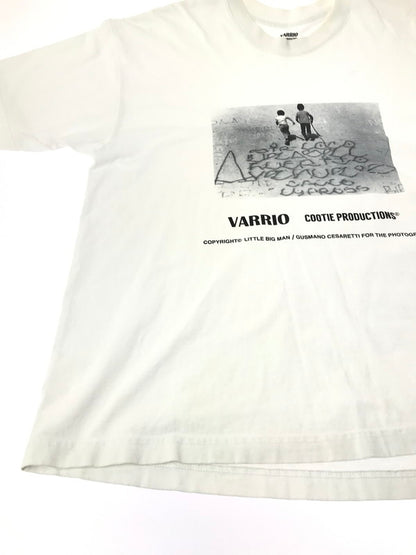 【中古品】【メンズ】 COOTIE PRODUCTIONS × MINE VARRIO マイン ヴァーリオ S/S PRINT T-SHIRT WHITE ショートスリーブ プリント Tシャツ トップス 142-260924-rt-02-tagh サイズ：L カラー：ホワイト 万代Net店