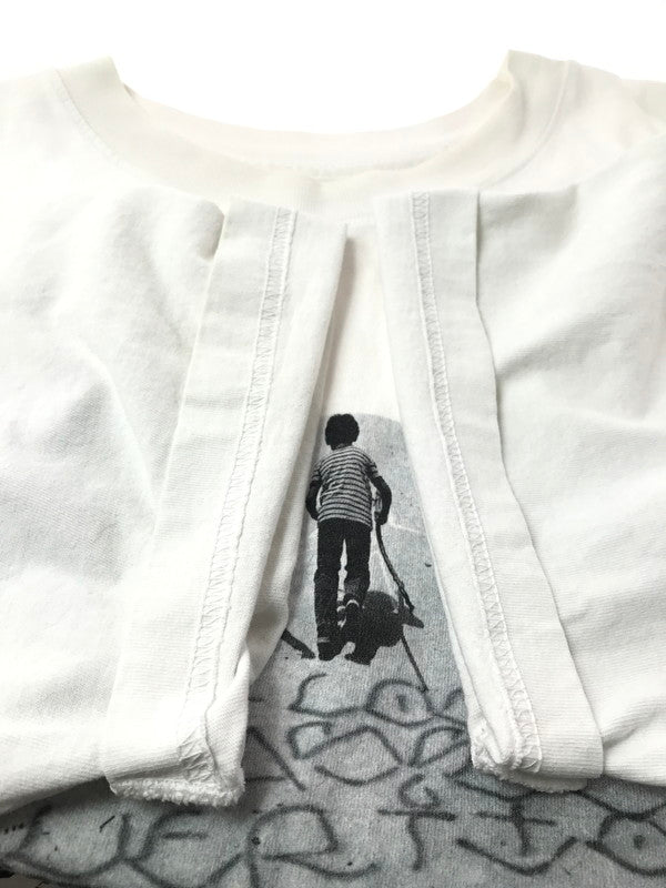 【中古品】【メンズ】 COOTIE PRODUCTIONS × MINE VARRIO マイン ヴァーリオ S/S PRINT T-SHIRT WHITE ショートスリーブ プリント Tシャツ トップス 142-260924-rt-02-tagh サイズ：L カラー：ホワイト 万代Net店