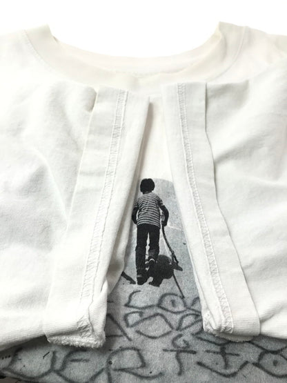 【中古品】【メンズ】 COOTIE PRODUCTIONS × MINE VARRIO マイン ヴァーリオ S/S PRINT T-SHIRT WHITE ショートスリーブ プリント Tシャツ トップス 142-260924-rt-02-tagh サイズ：L カラー：ホワイト 万代Net店