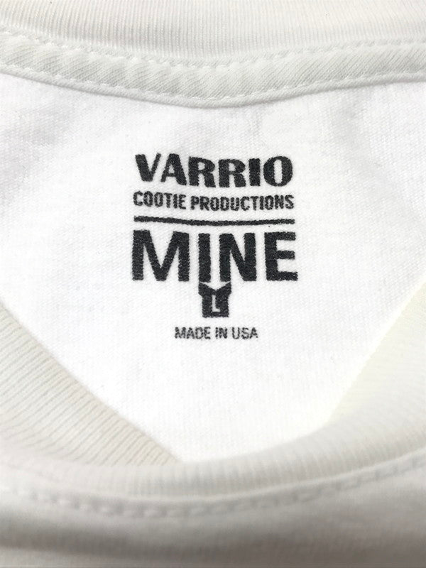 【中古品】【メンズ】 COOTIE PRODUCTIONS × MINE VARRIO マイン ヴァーリオ S/S PRINT T-SHIRT WHITE ショートスリーブ プリント Tシャツ トップス 142-260924-rt-02-tagh サイズ：L カラー：ホワイト 万代Net店