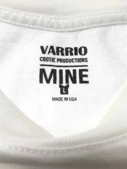 【中古品】【メンズ】 COOTIE PRODUCTIONS × MINE VARRIO マイン ヴァーリオ S/S PRINT T-SHIRT WHITE ショートスリーブ プリント Tシャツ トップス 142-260924-rt-02-tagh サイズ：L カラー：ホワイト 万代Net店