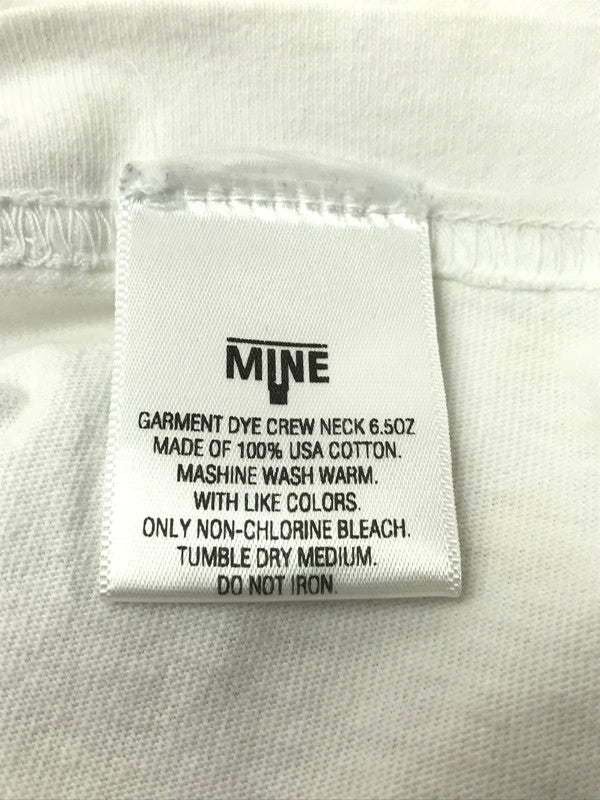 【中古品】【メンズ】 COOTIE PRODUCTIONS × MINE VARRIO マイン ヴァーリオ S/S PRINT T-SHIRT WHITE ショートスリーブ プリント Tシャツ トップス 142-260924-rt-02-tagh サイズ：L カラー：ホワイト 万代Net店