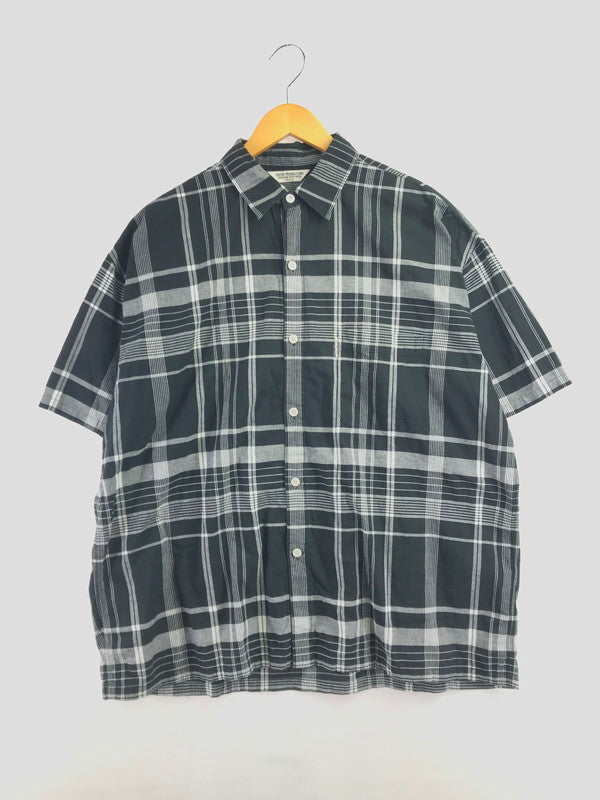 【中古品】【メンズ】 COOTIE PRODUCTIONS クーティー MADRAS CHECK S/S SHIRT BLACK マドラス チェック ショートスリーブ シャツ トップス 142-260924-rt-19-tagh サイズ：M カラー：ブラック 万代Net店