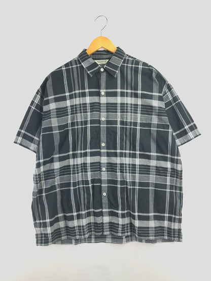 【中古品】【メンズ】 COOTIE PRODUCTIONS クーティー MADRAS CHECK S/S SHIRT BLACK マドラス チェック ショートスリーブ シャツ トップス 142-260924-rt-19-tagh サイズ：M カラー：ブラック 万代Net店