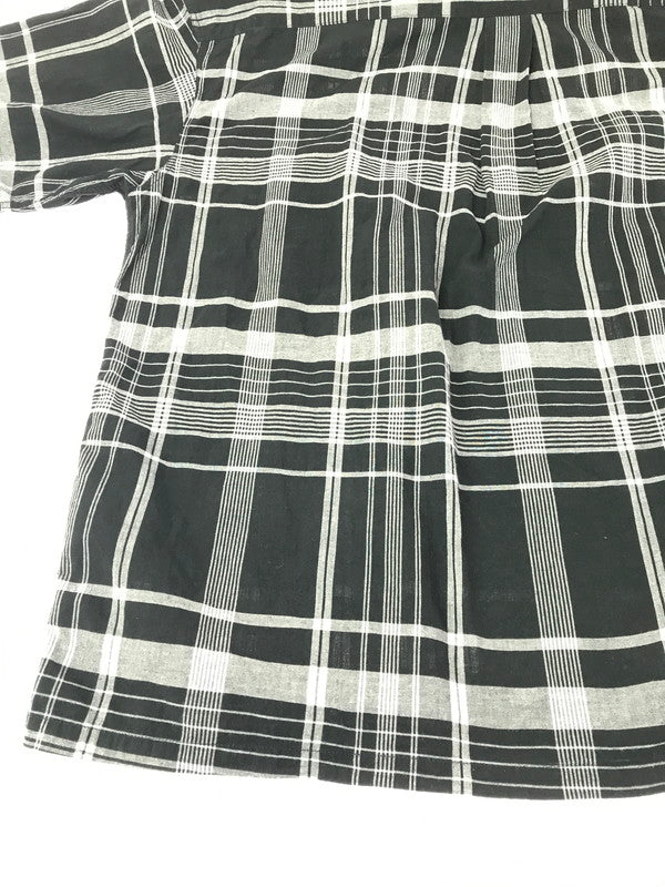 【中古品】【メンズ】 COOTIE PRODUCTIONS クーティー MADRAS CHECK S/S SHIRT BLACK マドラス チェック ショートスリーブ シャツ トップス 142-260924-rt-19-tagh サイズ：M カラー：ブラック 万代Net店