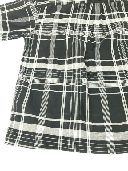 【中古品】【メンズ】 COOTIE PRODUCTIONS クーティー MADRAS CHECK S/S SHIRT BLACK マドラス チェック ショートスリーブ シャツ トップス 142-260924-rt-19-tagh サイズ：M カラー：ブラック 万代Net店
