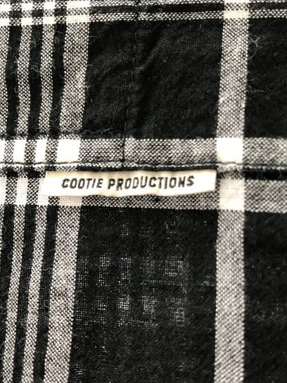 【中古品】【メンズ】 COOTIE PRODUCTIONS クーティー MADRAS CHECK S/S SHIRT BLACK マドラス チェック ショートスリーブ シャツ トップス 142-260924-rt-19-tagh サイズ：M カラー：ブラック 万代Net店