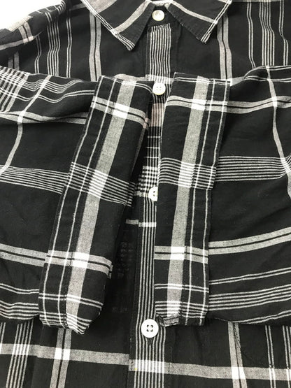 【中古品】【メンズ】 COOTIE PRODUCTIONS クーティー MADRAS CHECK S/S SHIRT BLACK マドラス チェック ショートスリーブ シャツ トップス 142-260924-rt-19-tagh サイズ：M カラー：ブラック 万代Net店
